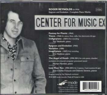 2CD Eric Huebner: Epigram And Evolution: Complete Piano Works 