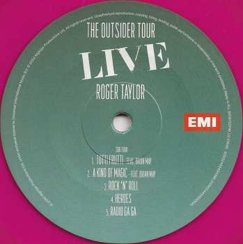 2LP Roger Taylor: The Outsider Tour - Live CLR