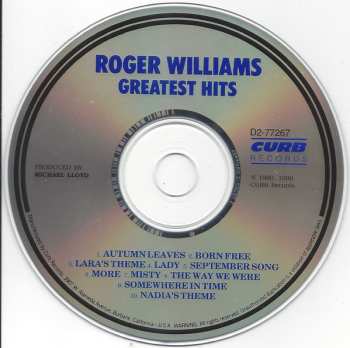CD Roger Williams: Greatest Hits
