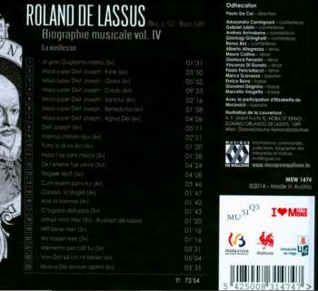 CD Roland de Lassus: Musical Biography Vol. IV