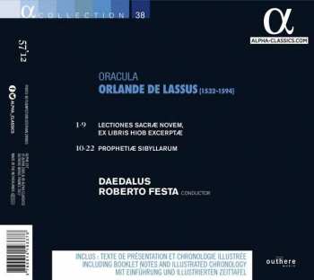 CD Roland de Lassus: Oracula