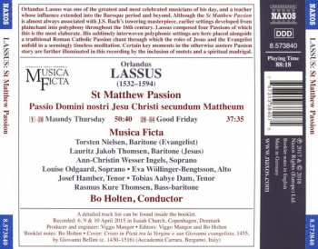 CD Bo Holten: St Matthew Passion
