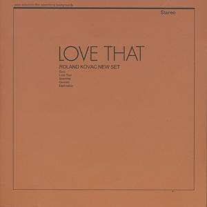 Album Roland Kovac New Set: Love That