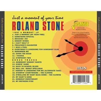 CD Roland Stone: Roland Stone - Just A Moment Of Your Time - New Orleans R&B And Swamp Pop From Roland Stone