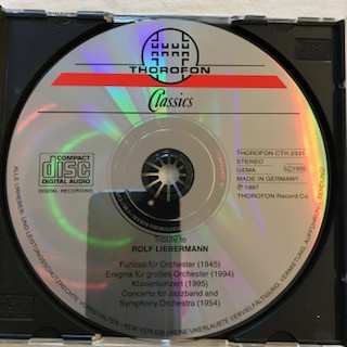 CD Rolf Liebermann: Tribute To Rolf Liebermann