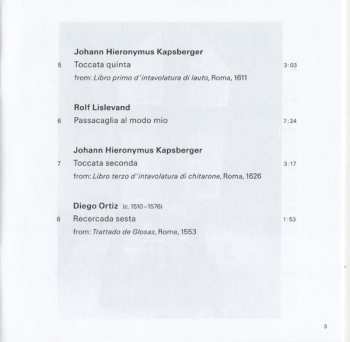 CD Rolf Lislevand: Libro Primo