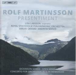Album Kungliga Filharmonikerna: Presentiment