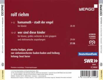 SACD Beat Furrer: Wer Sind Diese Kinder / Hamamuth – Stadt Der Engel