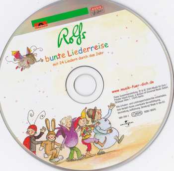 CD Rolf Zuckowski: Rolfs Bunte Liederreise (Mit 24 Liedern Durch Das Jahr)