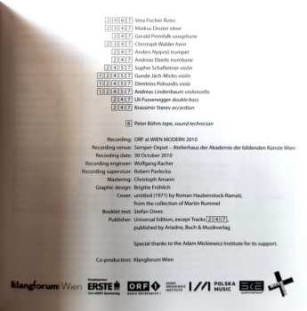 CD Klangforum Wien: Konstellationen / String Trio / Multiple 4 / Pluriel / Morendo
