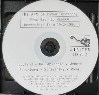 2CD Roman Totenberg: The Art Of. From Bach To Webern. Recordings From 1943-1996