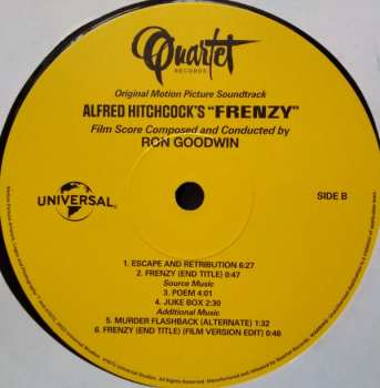 2LP Henry Mancini: Hitchcock's Frenzy (Original Motion Picture Soundtrack) LTD