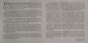 CD Ron Hacker And The Hacksaws: Back Door Man