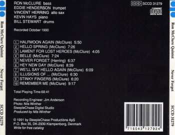 CD Ron McClure Quintet: Never Forget