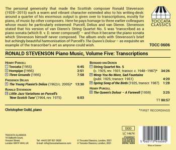 CD Henry Purcell: Piano Music, Volume Five