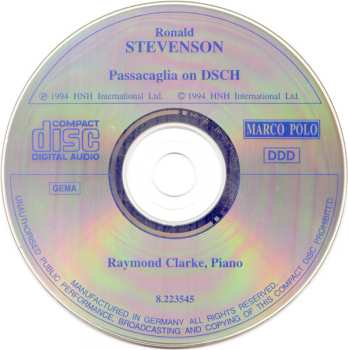 CD Ronald Stevenson: Passacaglia On DSCH