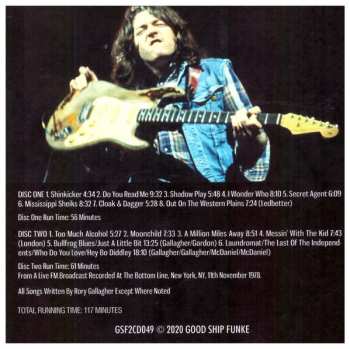 2CD Rory Gallagher: Bottom Line 1978