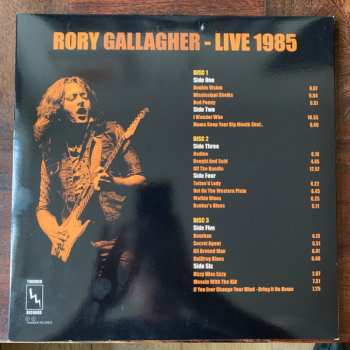 3LP Rory Gallagher: Live 1985
