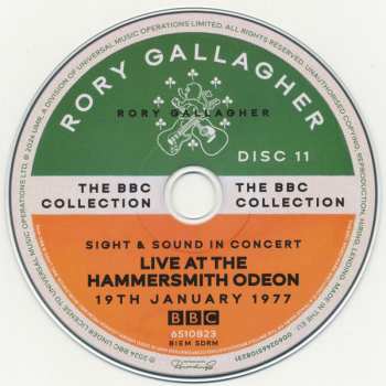 18CD/Dobozkészlet/2Blu-ray Rory Gallagher: The BBC Collection DLX