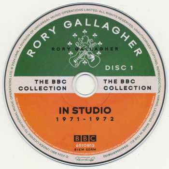 18CD/Dobozkészlet/2Blu-ray Rory Gallagher: The BBC Collection DLX