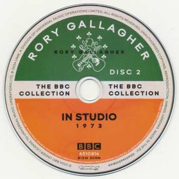 18CD/Dobozkészlet/2Blu-ray Rory Gallagher: The BBC Collection DLX