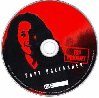CD Rory Gallagher: Top Priority