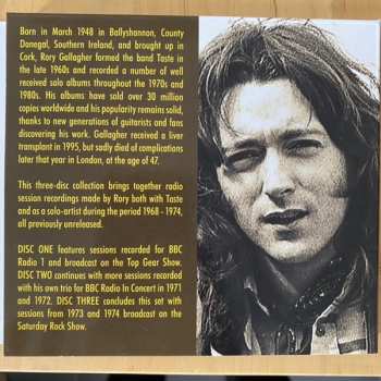 3CD Rory Gallagher: Transmission Impossible - Legendary Radio Broadcasts From The 1960s & 1970s DIGI