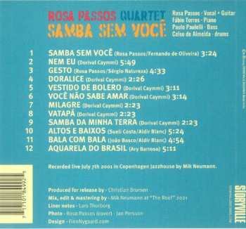 CD Rosa Passos: Samba Sem Voce