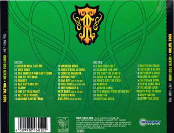2CD/Dobozkészlet Rose Tattoo: Never Too Loud