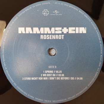 2LP Rammstein: Rosenrot