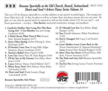CD Rossano Sportiello: Heart And Soul