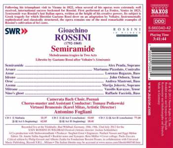 3CD/Dobozkészlet Gioacchino Rossini: Semiramide