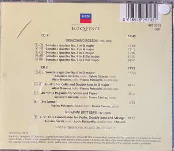 2CD Salvatore Accardo: 6 Sonate A Quattro, Un Mot A Paganini, Une Larme, Duetto / Gran Duo Concertanrte