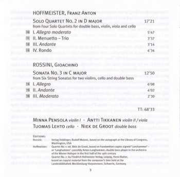 SACD Gioacchino Rossini: String Sonatas Nos 1 – 3 / Solo Quartets Nos 1 & 2