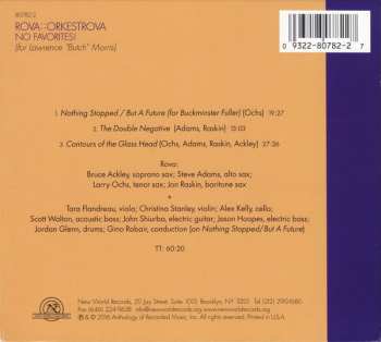 CD Rova::Orkestrova: No Favorites! (For Lawrence "Butch" Morris)