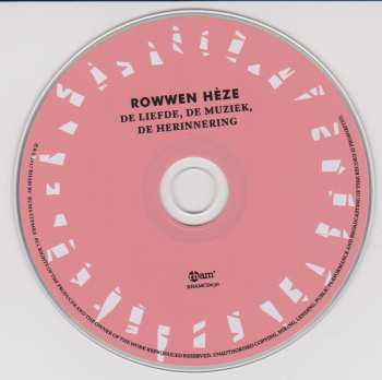 CD Rowwen Hèze: De Liefde, De Muziek, De Herinnering