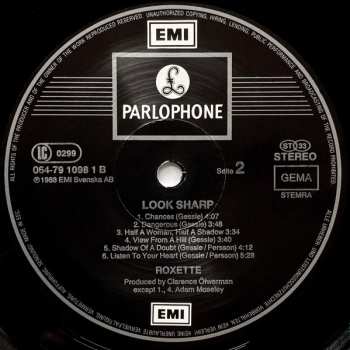 LP Roxette: Look Sharp!