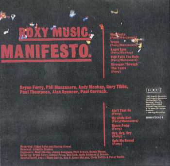 5CD/Dobozkészlet Roxy Music: 5 Album Set