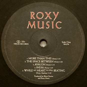 LP Roxy Music: Avalon
