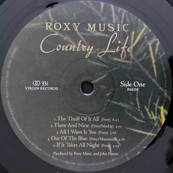 LP Roxy Music: Country Life