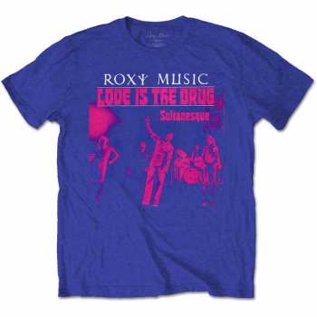 Merch Roxy Music: Tričko Love Is The Drug  S