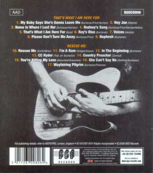 CD Roy Buchanan: That's What I Am Here For / Rescue Me