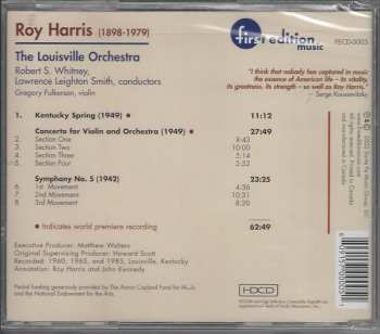 CD The Louisville Orchestra: Kentucky Spring / Violin Concerto / Symphony No. 5