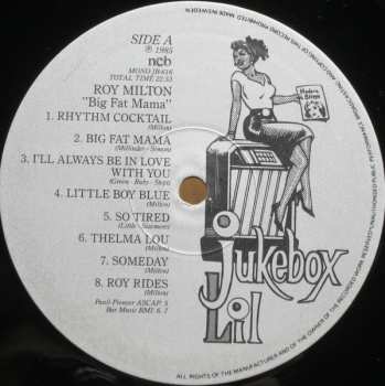 LP Roy Milton & His Solid Senders: Big Fat Mama