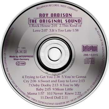 CD Roy Orbison: The Original Sound