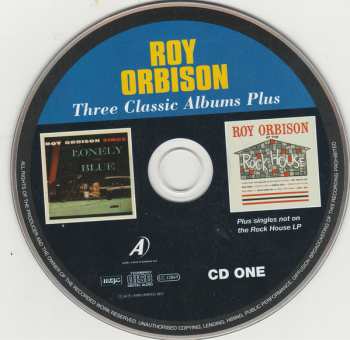 2CD Roy Orbison: Three Classic Albums Plus