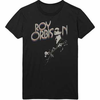 Merch Roy Orbison: Póló Guitar & Logo Roy Orbison 