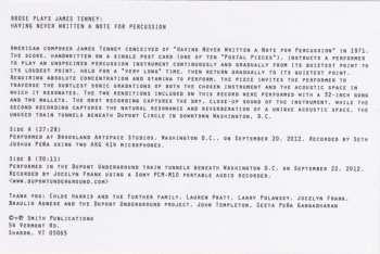 LP Rrose: Having Never Written A Note For Percussion