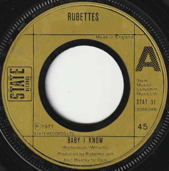 Album The Rubettes: Baby I Know