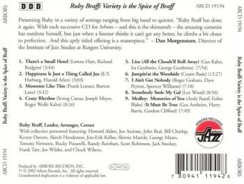 CD Ruby Braff: Variety Is The Spice Of Braff